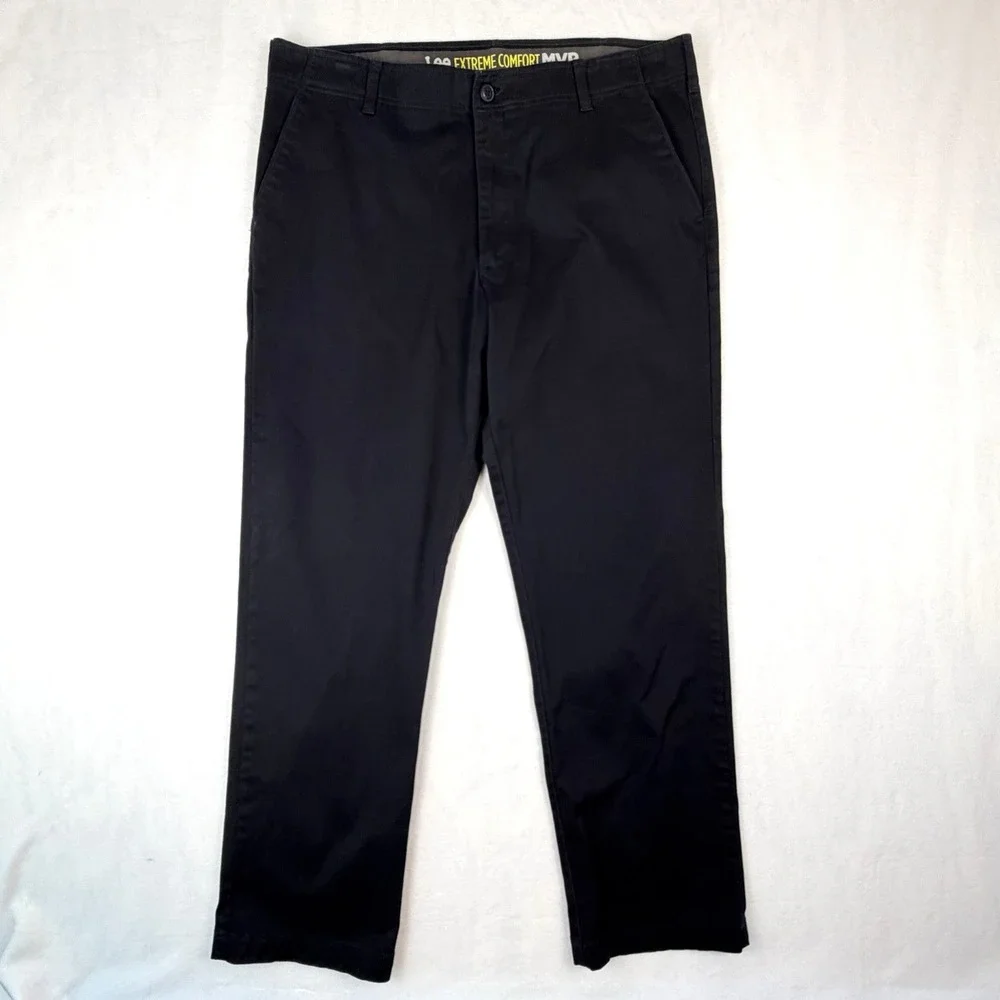 Lee Extreme Comfort MVP Pants Mens 36x30 Comfort Stretch Business Casual Travel